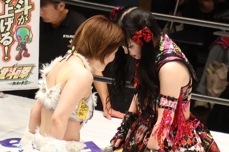 【スターダム】なつぽいがかわいいベルトを三度破壊 “かわいいスター”も強奪で伊藤をKO