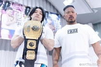 【DDT】4・15後楽園KO-D無差別戦へ上野「DDTの王様であり続けます」、飯野「全全全力で挑戦したい」