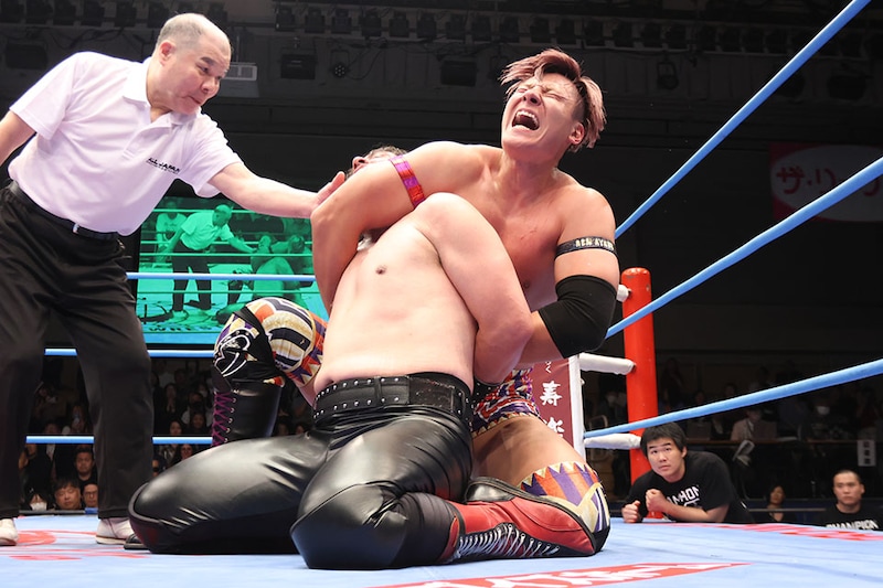 【全日本】綾部がジュン狩りで予告通りの斉藤ブラザーズ連続粉砕 「CCを絶望に染めてやる」