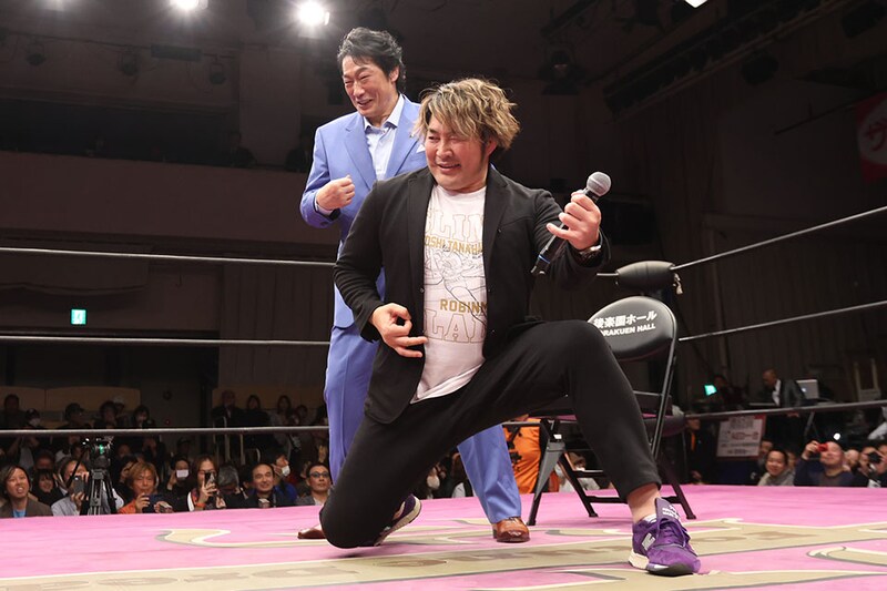【Fortune Dream】小橋と棚橋がトークバトルでまさかのエアギター共演 棚橋が憧れの想いを告白