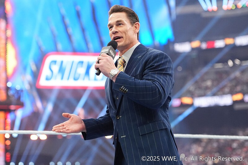 【WWE】引退から4ヵ月 シナが登場、レッスルマニア幕開けを宣言