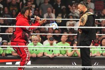 【WWE】世界ヘビー新王者レインズ登場 挑戦表明のファトゥに1週間の猶予「覚悟が足りん」