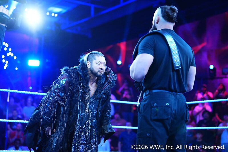 【WWE】EVILがNXTに登場 NXT王者ディアンジェロに無言の宣戦布告
