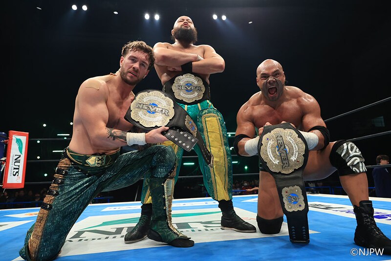 【新日本】オスプレイがNEVER6人タッグ戴冠 HENARE&オーカーンはIWGPタッグ王者K.O.Bに挑戦へ