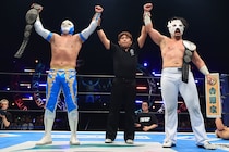 【新日本】緊急挑戦デスペ&ミスティコがIWGPジュニアタッグ奪取 デスペの「新たな夢」シングル対決に合意