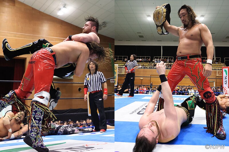 【新日本】辻が王者ニューマンをピン 6・14大阪城でのIWGPヘビー挑戦を宣言