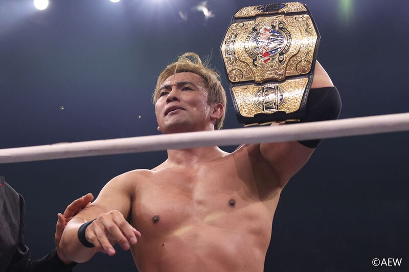 【AEW】オカダがインターナショナル王座2週連続防衛 AEW世界王者アリンに挑戦表明