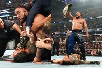 【WWE】レインズが世界ヘビー死守もファトゥ怒りの暴走で試合後KO