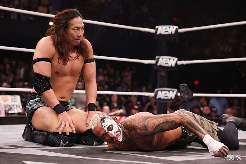 【AEW】オカダ戦控えるTAKESHITAがAEW世界王座に挑戦 王者アリンに肉薄も敗退
