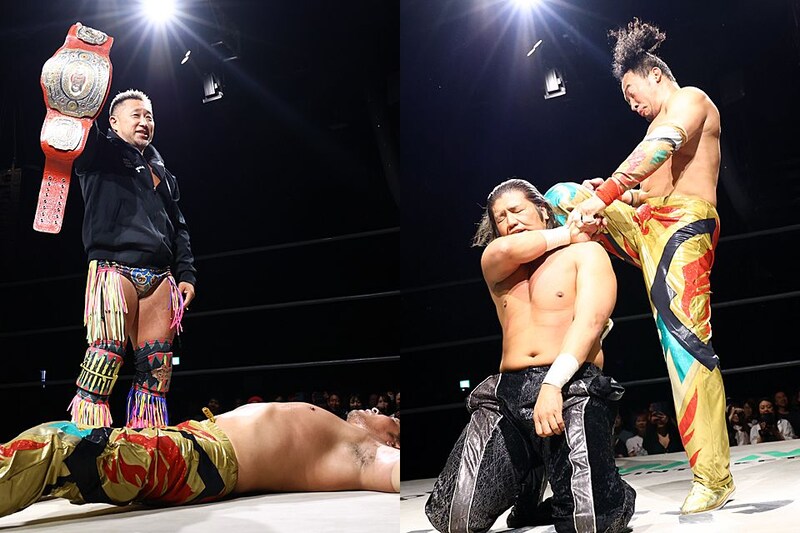 【NOAH】タダスケ総力戦も返り討ち、丸藤がナショナル初防衛 表明・近藤と「18年ぶりベストバウト」の誓い