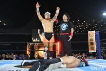 【新日本】イーグルスがデスペとの接戦制して会心初日 「七転び八起き」で初優勝誓う