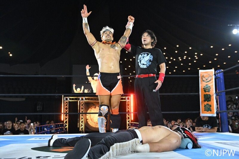 【新日本】イーグルスがデスペとの接戦制して会心初日 「七転び八起き」で初優勝誓う