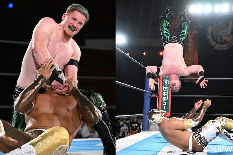【新日本】アキラがバリエンテのマスクに手をかけ2勝目強奪 「俺が沈んだままだと思うなよ」