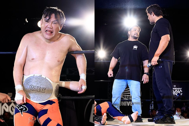 【NOAH/MONDAY MAGIC】ハードコア戦で一本勝ち…佐藤光留が田中将斗破って白GHC戴冠 石川修司、関本大介相手の3WAY防衛戦決定