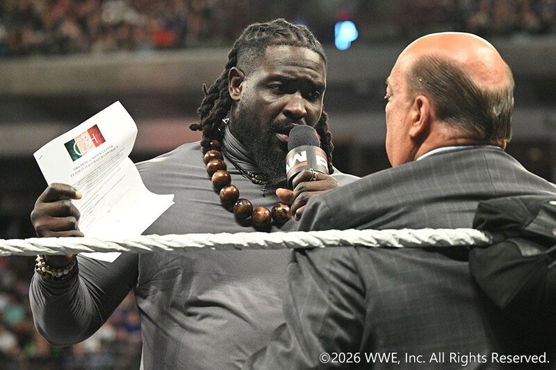 【WWE】レスナーとの再戦へオバ・フェミが予告 「これが最終章。レスナーを2度引退させる」