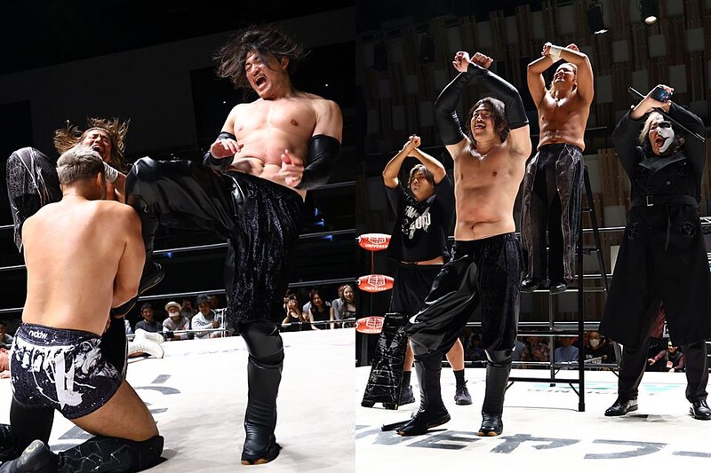 【NOAH】ラダー、W猫王…OZAWA&タダスケやりたい放題でタッグリーグ初白星