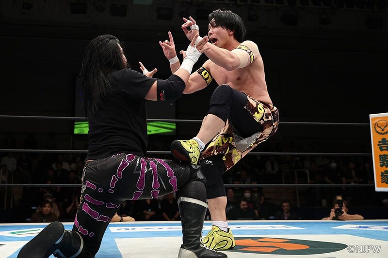 【新日本】YOHがB2位通過 DDT連発、ごんぎつね披露で佐々木料理