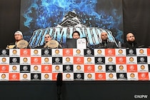 【新日本】Iceが対HENAREの「ハイブラ化」を予告 IWGPタッグ公開調印式