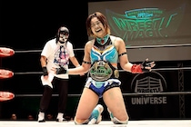 【NOAH/WRESTLE MAGIC】サスケも祝福! MIRAIが“ムタ娘”愚零闘咲夜ねじ伏せGHC女子王座戴冠