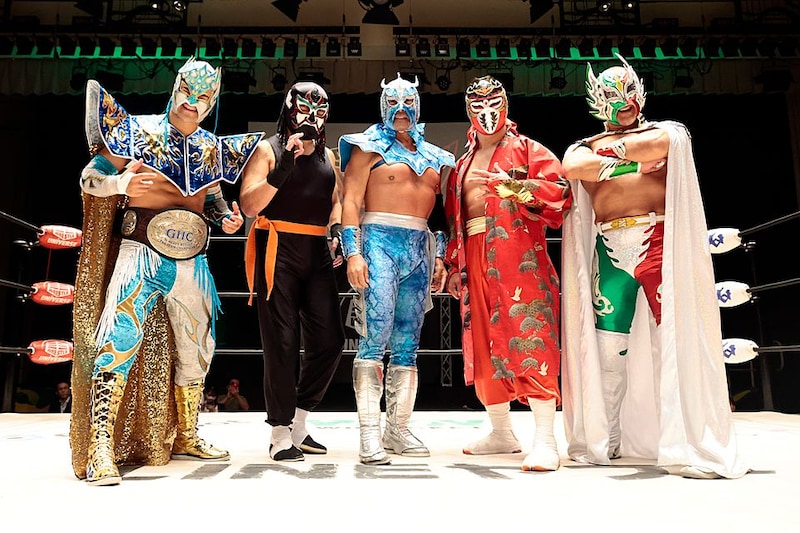 【NOAH/WRESTLE MAGIC】ウルティモ、サスケ、ハヤブサ、ツバサ、アレハの豪華マスクマン五人衆が実現 悪冠一色&東京愚連隊連合軍に快勝
