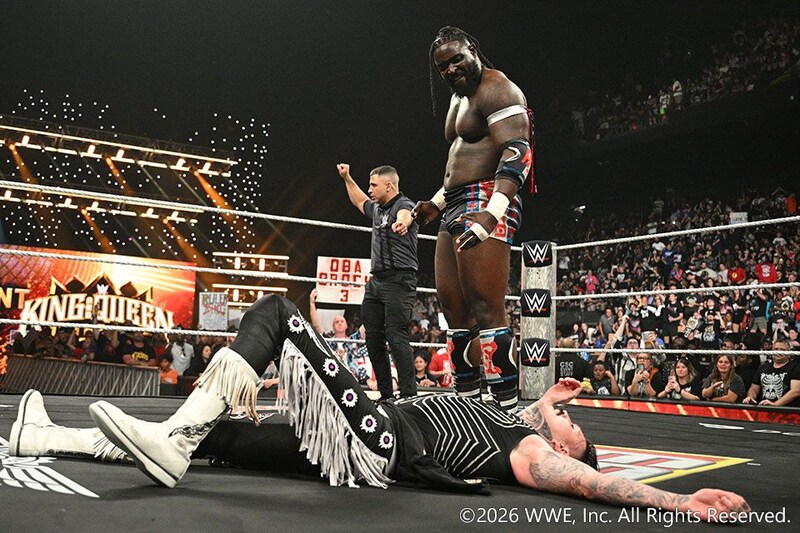 【WWE】オバ・フェミがドミニク粉砕でキング・オブ・ザ・リング決勝進出