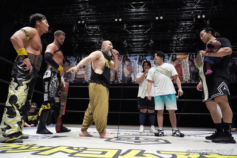 【DDT】クリス&HARASHIMAが上野&To-y撃破でKO-DタッグV2 6人タッグ王者ペールユースと2冠争奪戦へ