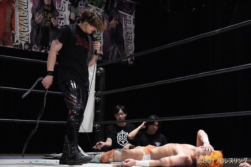 【DDT】EXTREME王者・岡谷がハードコアI Quit戦で宮脇に完勝 7・2新宿で宮本裕向迎撃へ