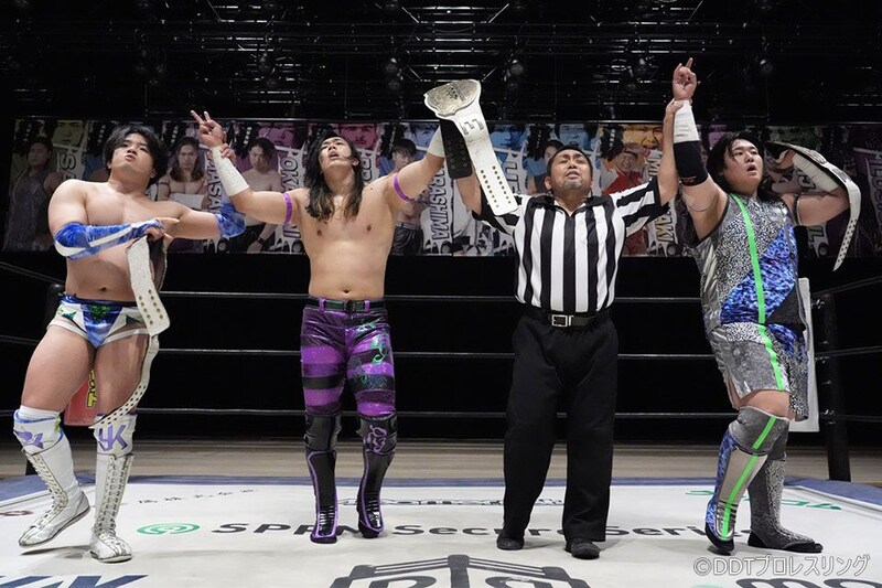 【DDT】正田&高鹿&佐藤がKO-D6人タッグV5 「これを守ってKO-Dタッグも獲って盛り上げていく」