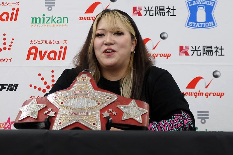 【スターダム】ワールド新王者・すずが所信表明 「考えるより先に行動」モットーに再入団・詩美とのV1戦決定
