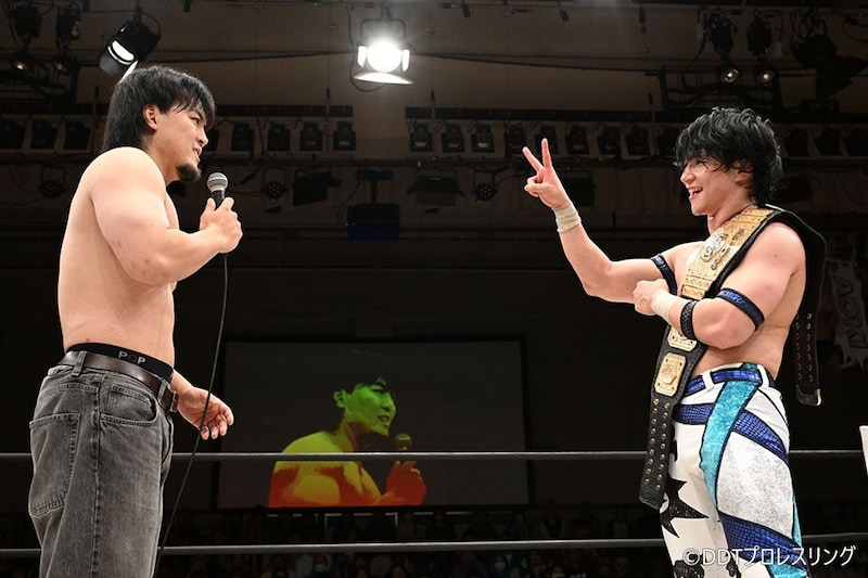 【DDT】上野がKING OF DDT覇者・青木に2年越しリベンジでKO-D無差別V8 8・11両国へMAO指名