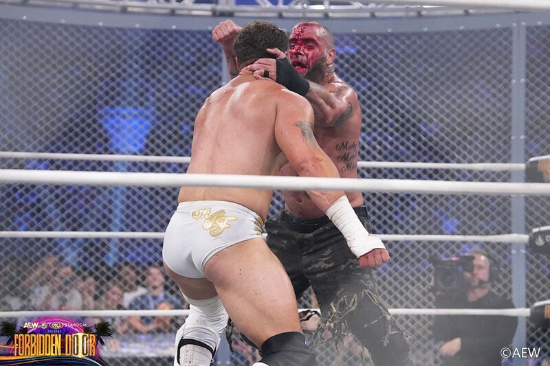 【AEW/新日本】金網戦でTAKESHITAとオカダが火花 ブリスコが王者MJF粉砕でAEW世界王座挑戦へ