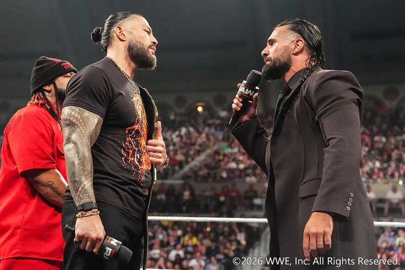 【WWE】ロリンズの挑戦表明をレインズ受諾 サマースラムで世界ヘビー戦へ