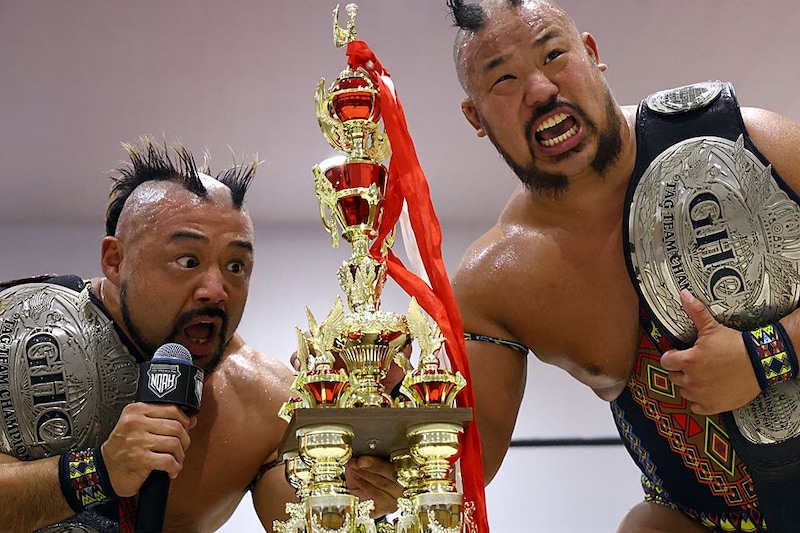 【NOAH】大阪タッグ戦へ王者・情熱MAX反撃 壊れかけ“トロフィーちゃん"の「仇を討つぜ!」