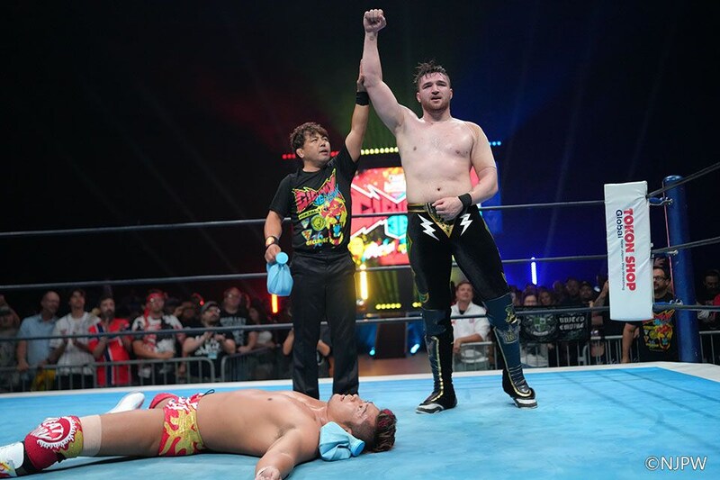 【新日本】ニューマンが最年少優勝へ好発進 再戦蹴暴の上村をライバル認定