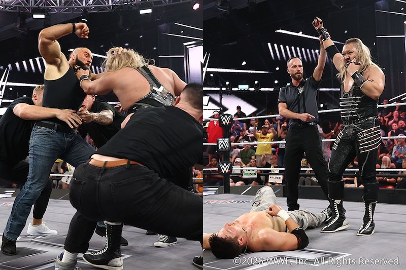 【WWE】NARAKUが王者ディアンジェロと大乱闘 次週ストリートファイト戦によるNXT王座再戦が決定
