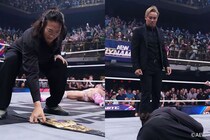【AEW】TAKESHITAがインターナショナル王者フレッチャーと乱闘も オカダがレインメーカーで返り討ち