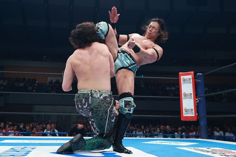 【新日本】TAKESHITAがジェイクとの初シングル制して連覇へ立て直し