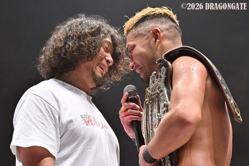 【DRAGONGATE】Kzyが8度目の挑戦で悲願のドリームゲート初戴冠 同期YAMATO指名でV1戦決定的に
