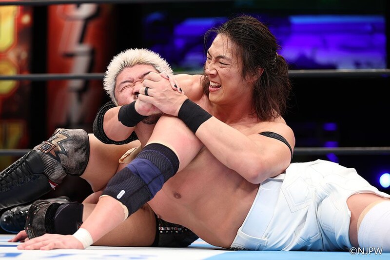 【新日本】前年覇者・TAKESHITAが2連勝 非情首攻めでIceとの喧嘩マッチ制す