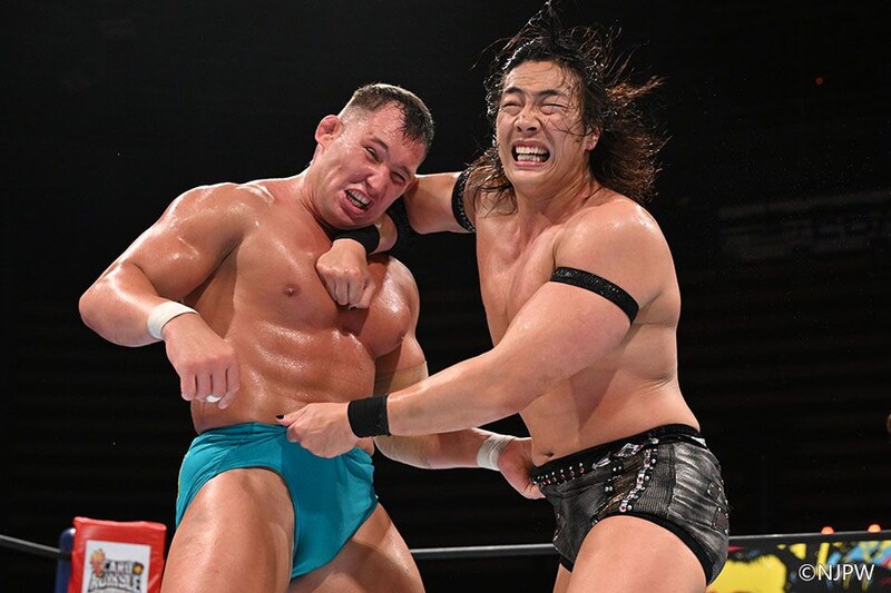 【新日本】TAKESHITAが「一番負けたくない相手」オレッグを真っ向突破で3連勝