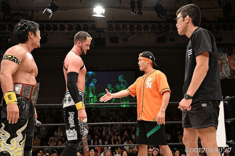 【DDT】クリス&HARASHIMAが正田&高鹿を撃破でKO-DタッグV3 8・11両国で青木&宮脇が挑戦へ