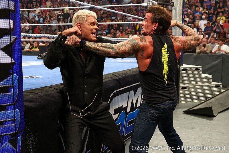 【WWE】翌日統一WWE王座戦へパンクとコーディが乱闘