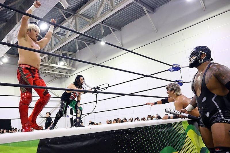 【NOAH】ジュニア王座戦へEitaが一夜で反撃ピン、カイに「お前にはまだ早い」 拳王も『GHC200』へウルフと猛火花
