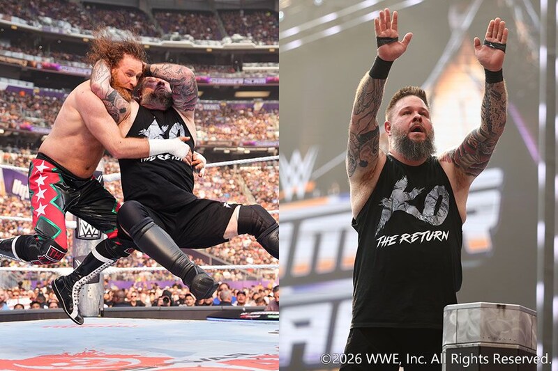 【WWE】ケビン・オーエンズが1年5ヵ月ぶり復帰 統一WWE王座挑戦権を獲得