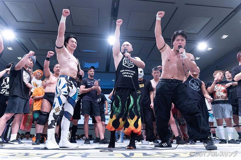 【DDT】東西対抗戦は東軍勝利でMAOが両国KO-D前哨戦制す ノーサイドで被災地・熊本へエール