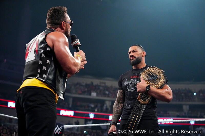 【WWE】LAナイトが世界ヘビー挑戦表明も王者レインズが拒否