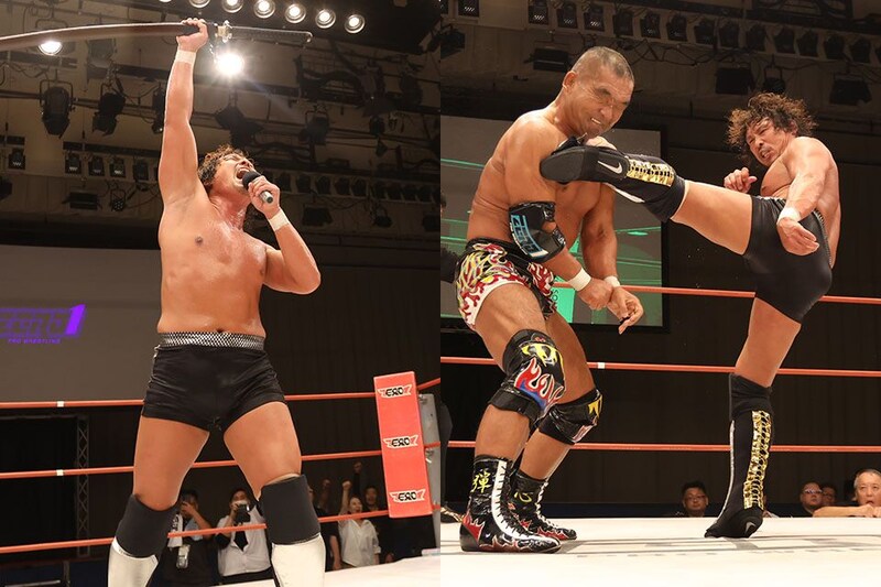 【ZERO1】中嶋が田中との激闘制して火祭り初出場・初優勝 「1、2、3、ダー!」締め