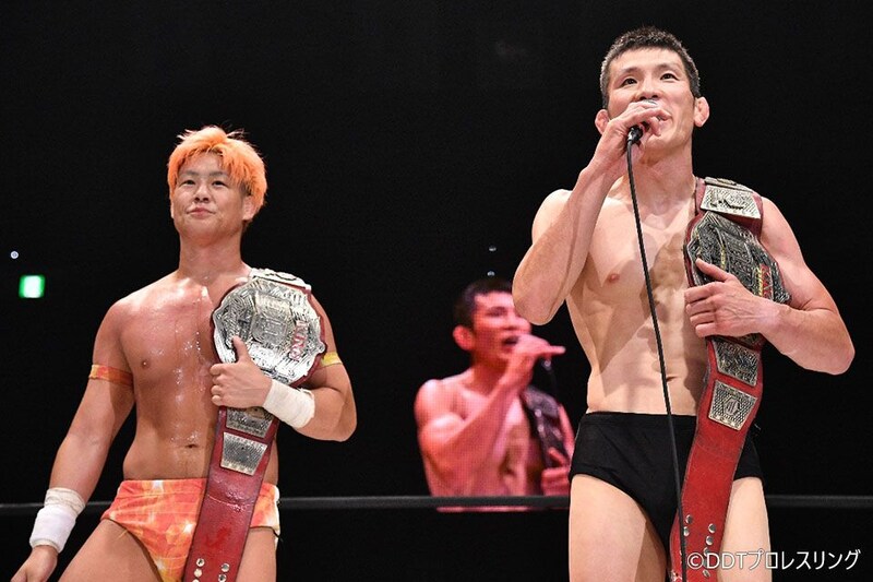 【DDT】青木&宮脇がKO-Dタッグ奪取 8・30後楽園で秋山&瑠希也迎撃へ