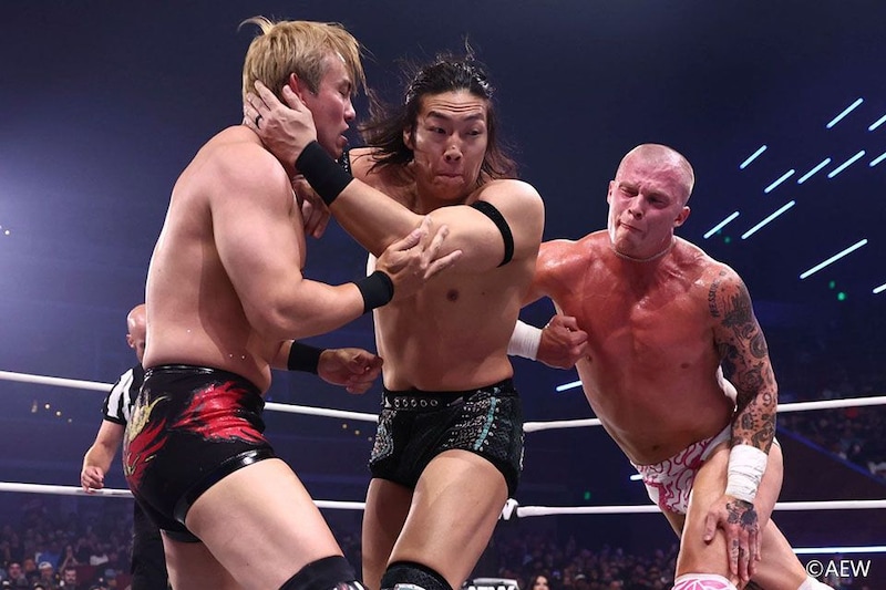 【AEW】「王者フレッチャーvsオカダvsTAKESHITA」インターナショナル王座3WAY戦が決定