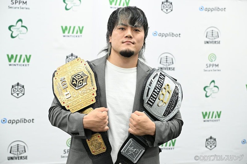 【DDT】KO-D無差別新王者MAOが喜び爆発 「初戴冠の相手が上野勇希だったことがすごく意味がある」